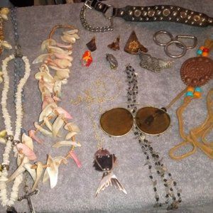 Vintage 1970's Hippie/Moto Jewelry bundle